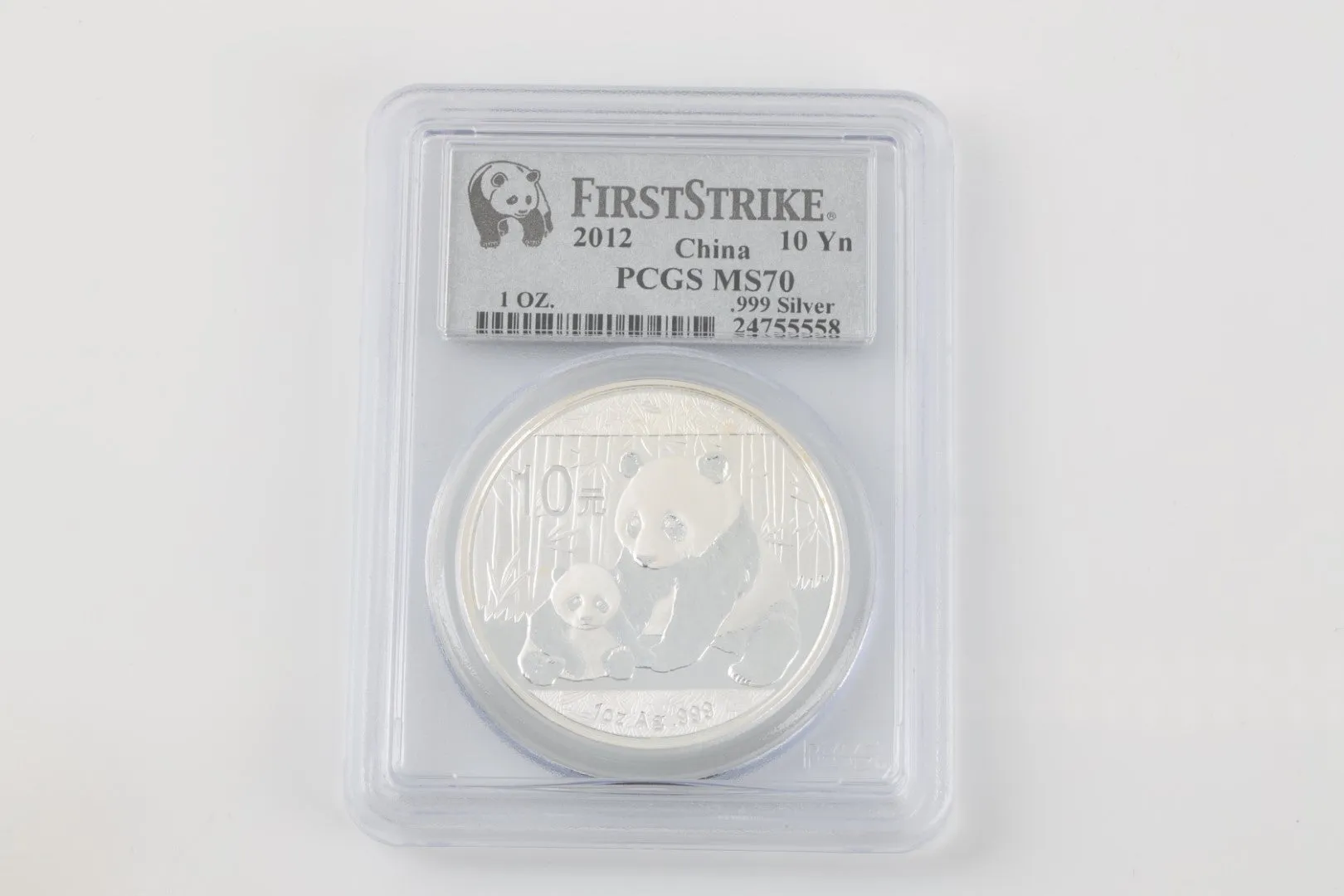 2012 Panda Coin 999 Silver (31.10g.)