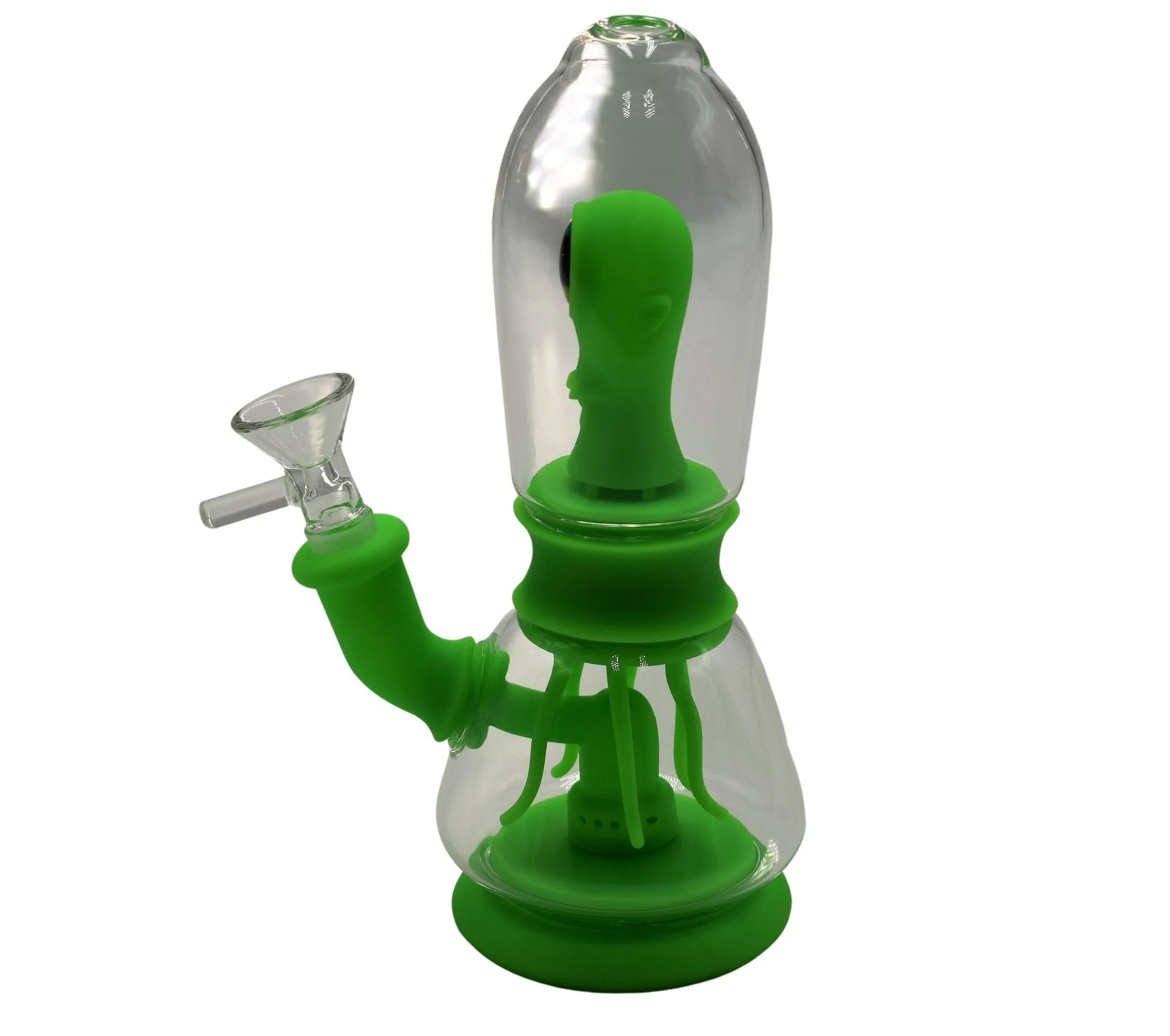 7.5" Silicone Alien Bubbler