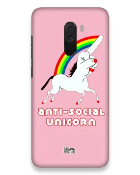 ANTI-SOCIAL UNICORN  |  xiaomi redme poco f1 Phone Case