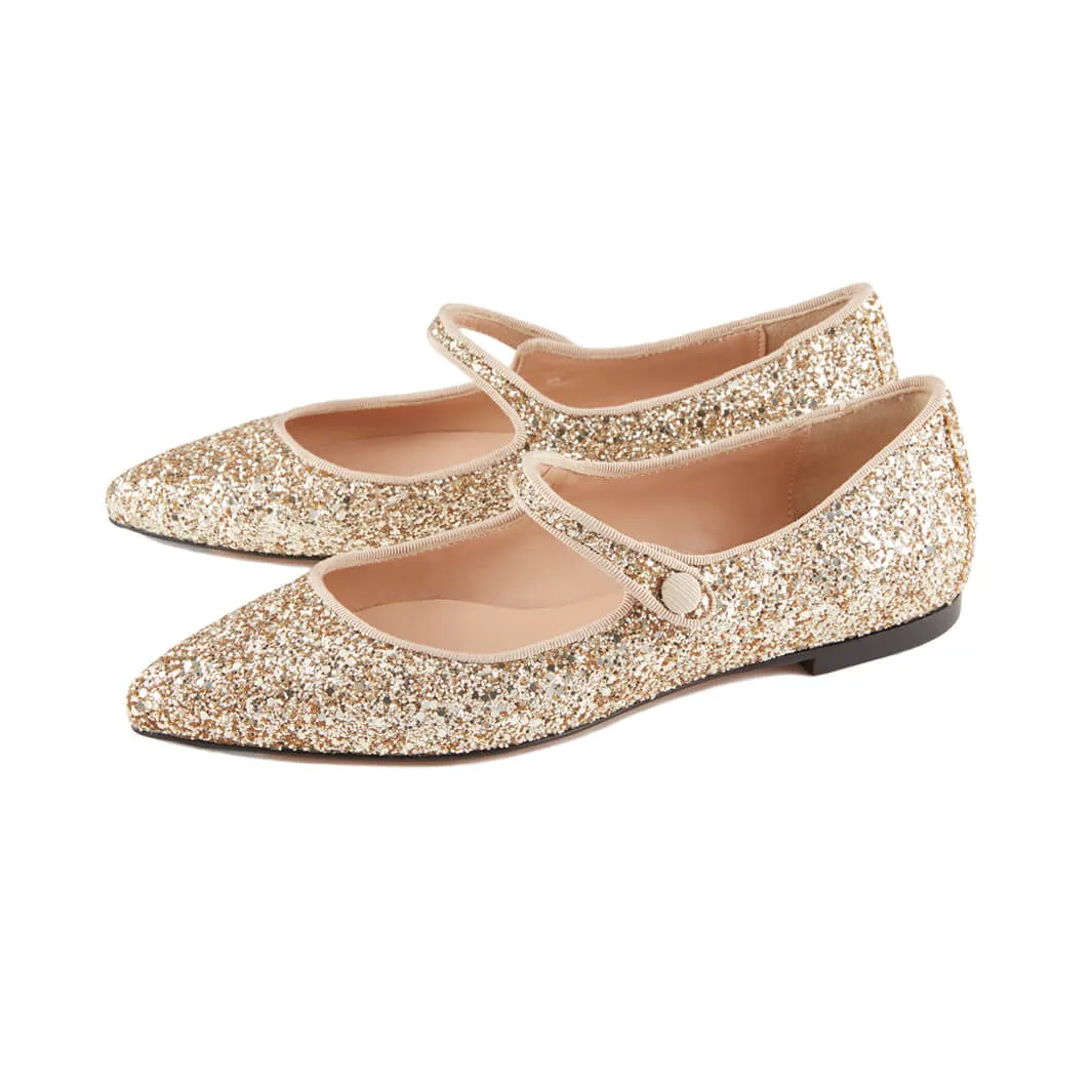 Ballerine Glitter Oro