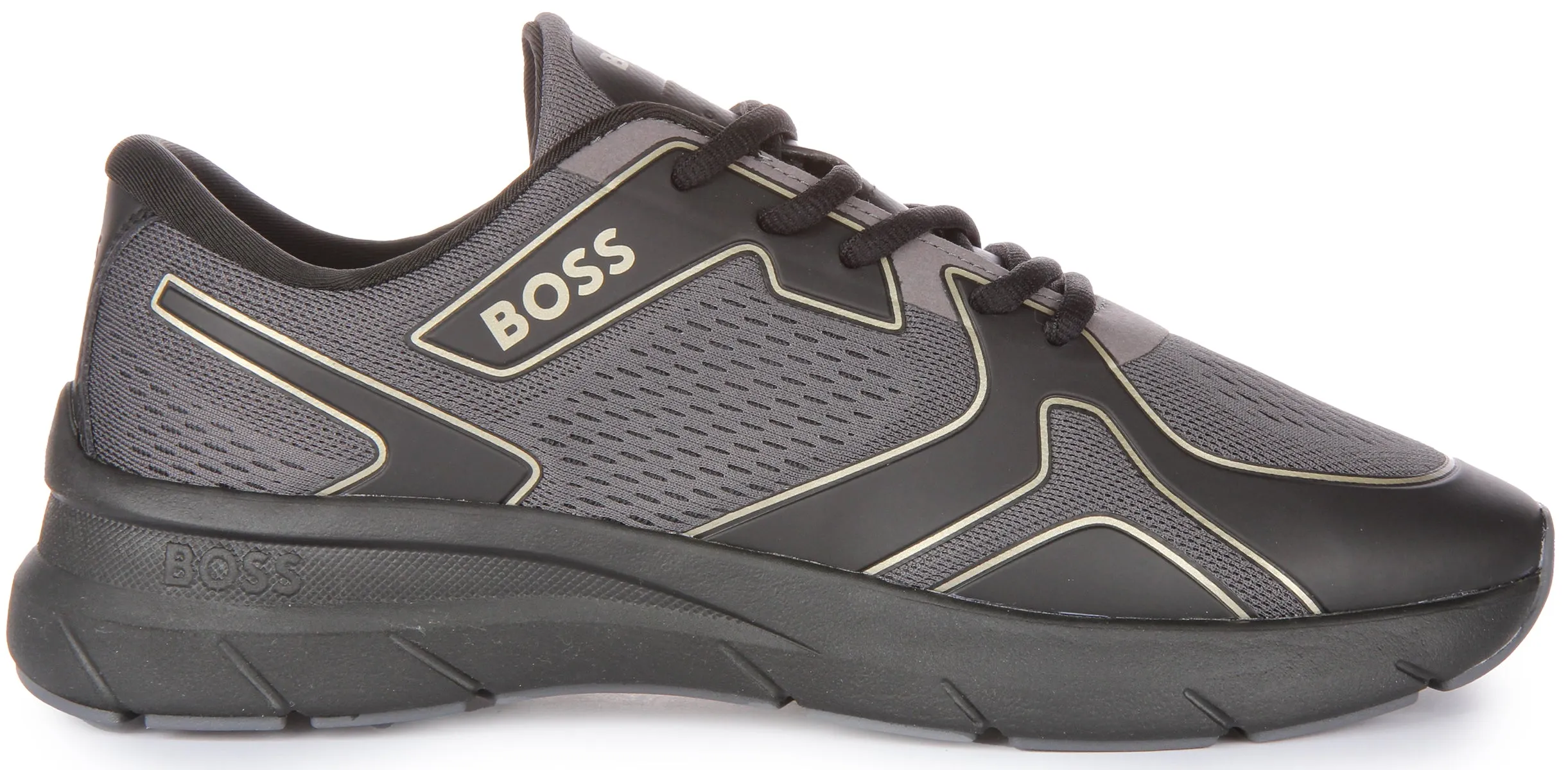 Boss Owen Runner Empire In Black Gold For Men