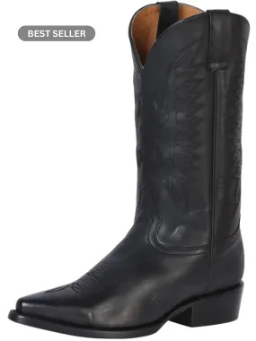 Botas Vaqueras Clasicas de Piel Genuina para Hombre 'Rodeo Bravo' - ID: 135