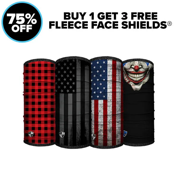 BUY 1 FLEECE FACE SHIELD ® PICK 3 FREE |   FREE GIFT