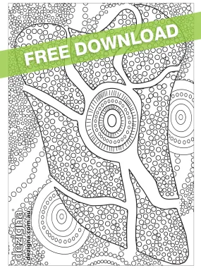 FREE DOWNLOAD - Coming Together - A4 Colouring Sheet