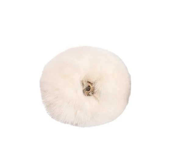 Fur Pom pom (White)