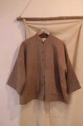 Handwoven Tweed Field Jacket