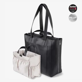 Ida Tote   Organiser (Vegan) Black