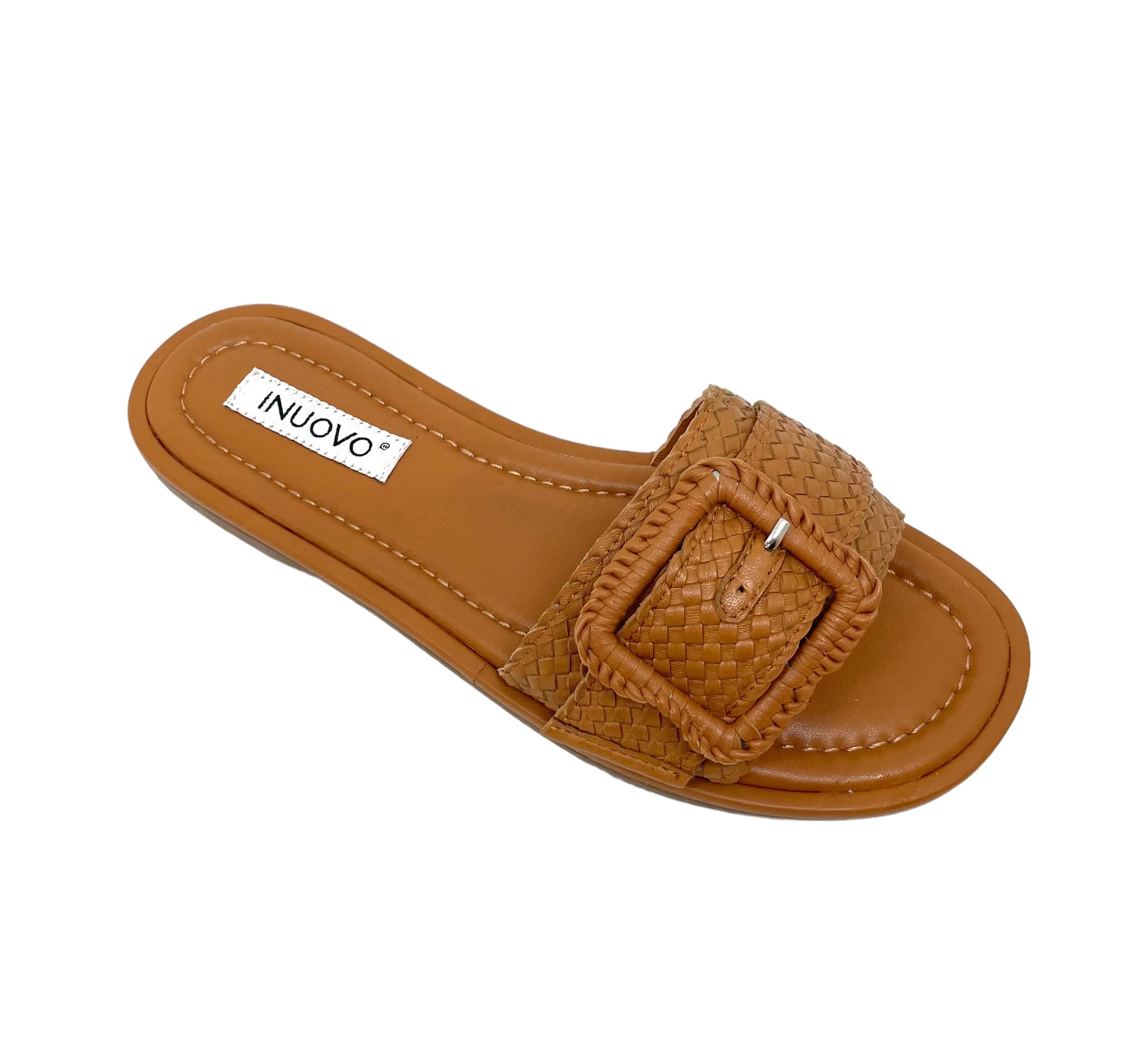 INUOVO 965007 Camel Nu pied sandales