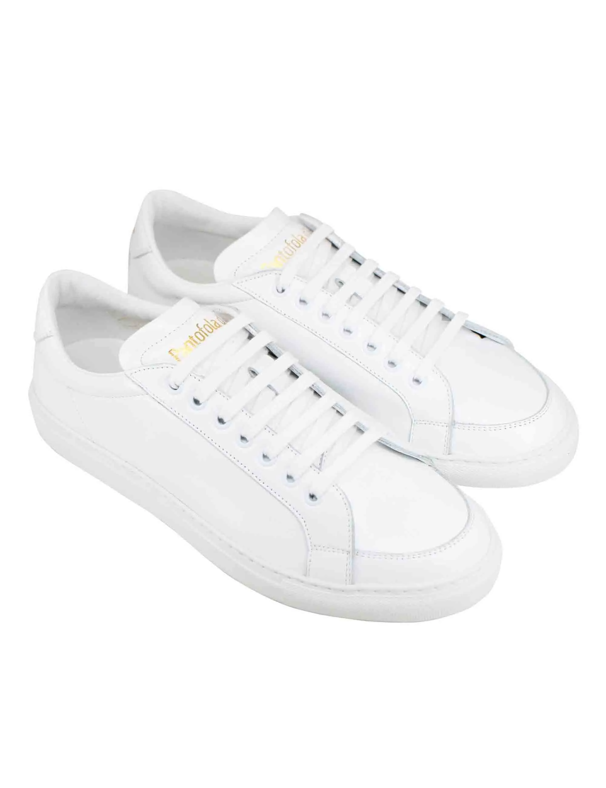 Sneakers uomo Top spin in pelle bianca