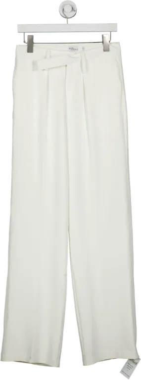 Style Addict White Donna Trouser Pant UK 8