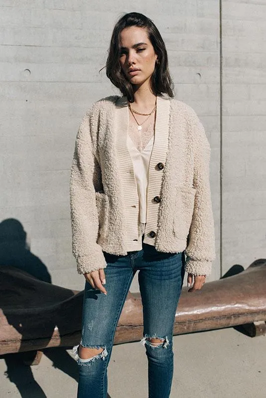 Teddy Cardigan By Vero Moda