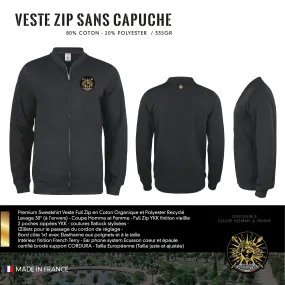 Veste Zip Sans Capuche VERSAILLES