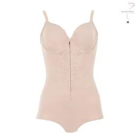 Wacoal Maternity Body Suit สำหรับคุณแม่หลังคลอด รูปแบบเสริมโครง รุ่น WM3018 สีเนื้อ (NN)